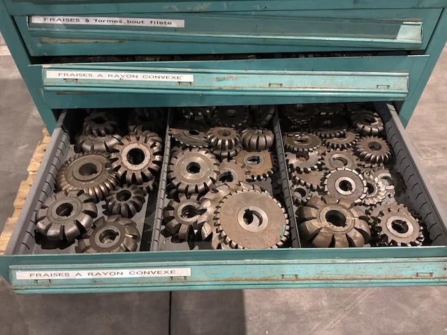 Lista industriële metalen ladekast - afbeelding 2 van  12