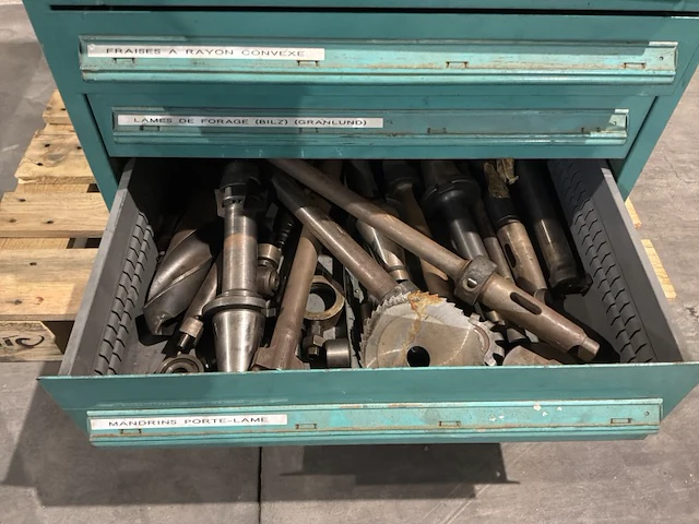 Lista industriële metalen ladekast - afbeelding 4 van  12