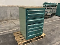 Lista industriële metalen ladekast - afbeelding 5 van  12