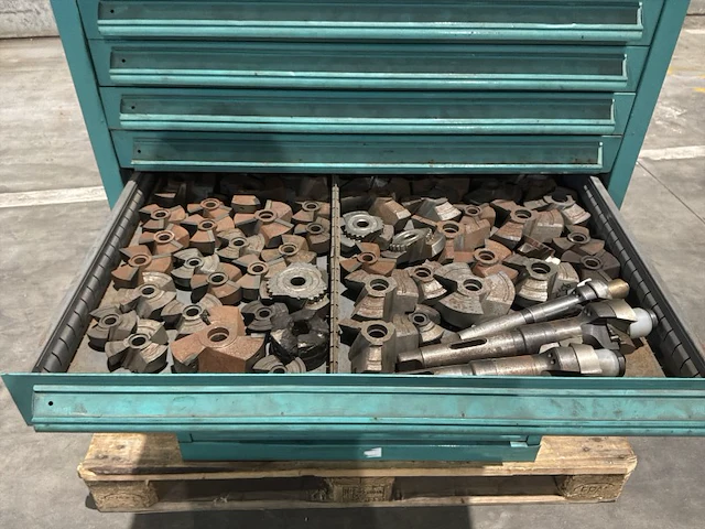 Lista industriële metalen ladekast - afbeelding 3 van  17