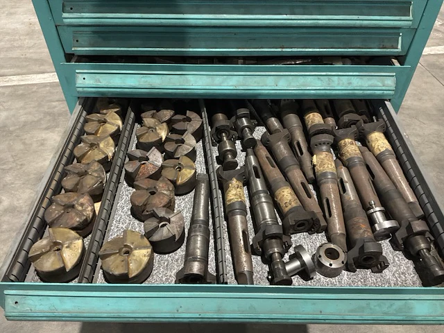 Lista industriële metalen ladekast - afbeelding 4 van  17