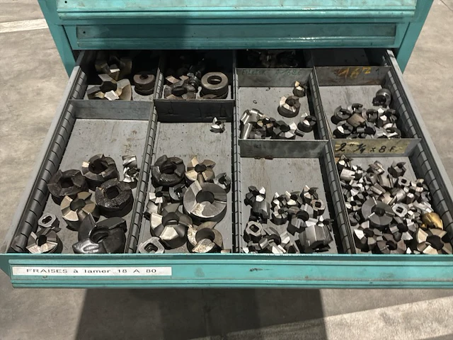 Lista industriële metalen ladekast - afbeelding 5 van  17