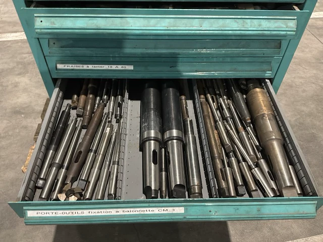Lista industriële metalen ladekast - afbeelding 6 van  17