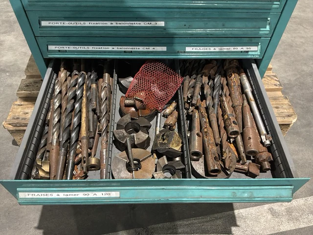 Lista industriële metalen ladekast - afbeelding 8 van  17