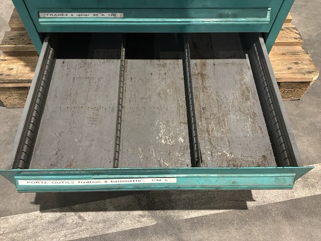 Lista industriële metalen ladekast - afbeelding 9 van  17