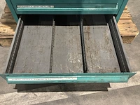 Lista industriële metalen ladekast - afbeelding 9 van  17
