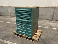 Lista industriële metalen ladekast