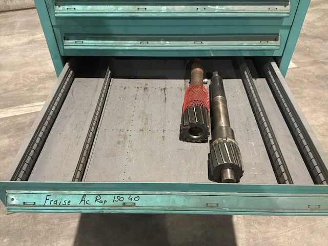 Lista industriële metalen ladekast - afbeelding 2 van  14