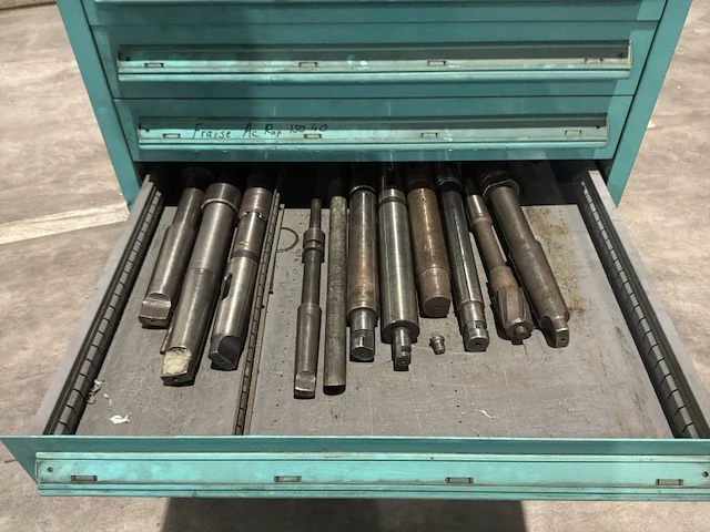 Lista industriële metalen ladekast - afbeelding 3 van  14