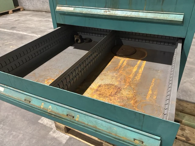 Lista industriële metalen ladekast - afbeelding 7 van  10