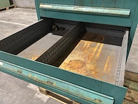 Lista industriële metalen ladekast - afbeelding 7 van  10