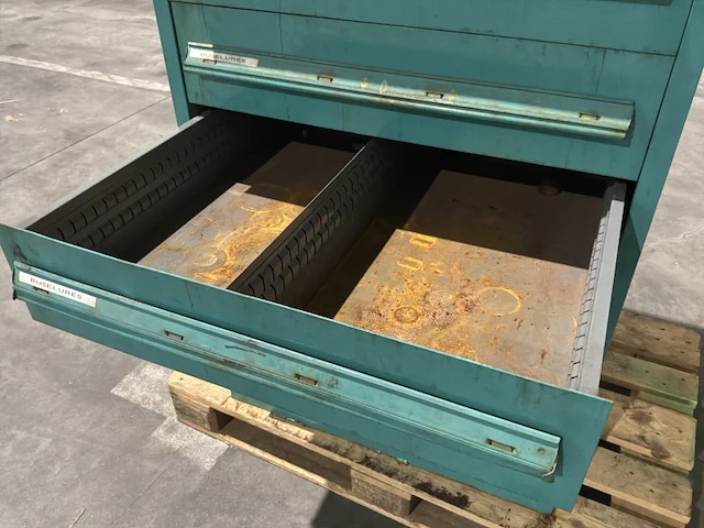 Lista industriële metalen ladekast - afbeelding 8 van  10