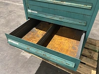 Lista industriële metalen ladekast - afbeelding 9 van  10