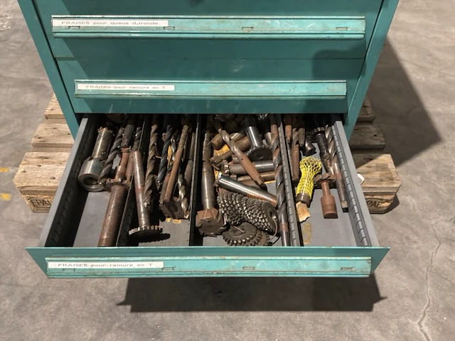 Lista industriële metalen ladekast - afbeelding 2 van  11