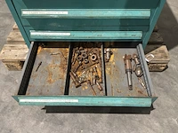 Lista industriële metalen ladekast - afbeelding 3 van  11