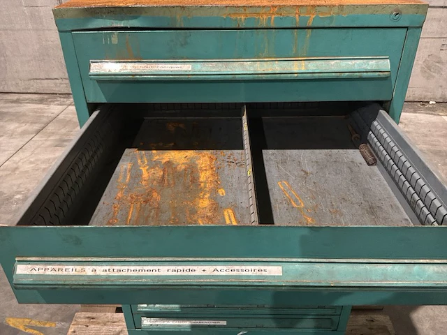 Lista industriële metalen ladekast - afbeelding 8 van  11