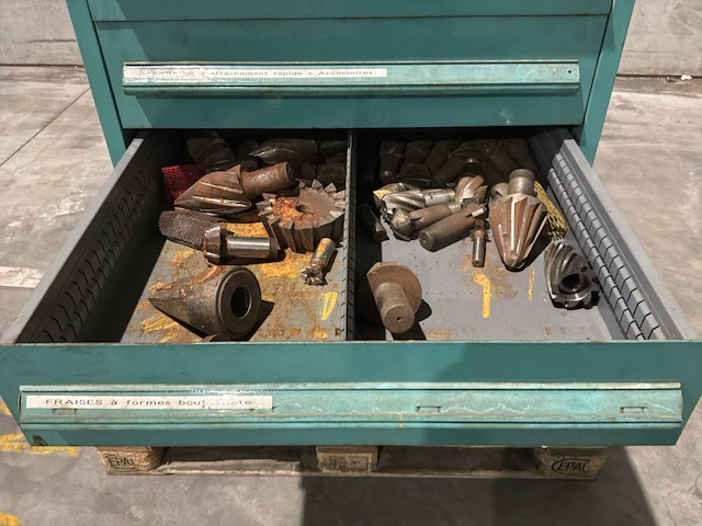Lista industriële metalen ladekast - afbeelding 9 van  11