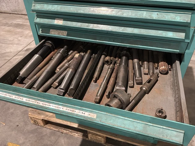 Lista industriële metalen ladekast - afbeelding 3 van  15
