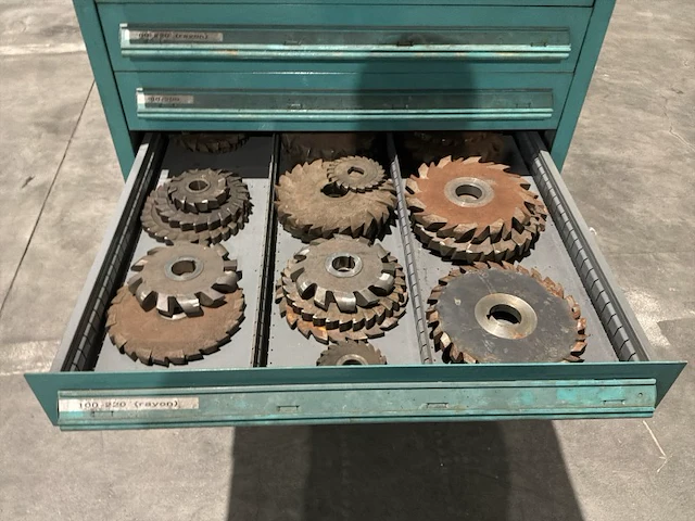 Lista industriële metalen ladekast - afbeelding 2 van  14
