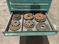 Lista industriële metalen ladekast - afbeelding 2 van  14