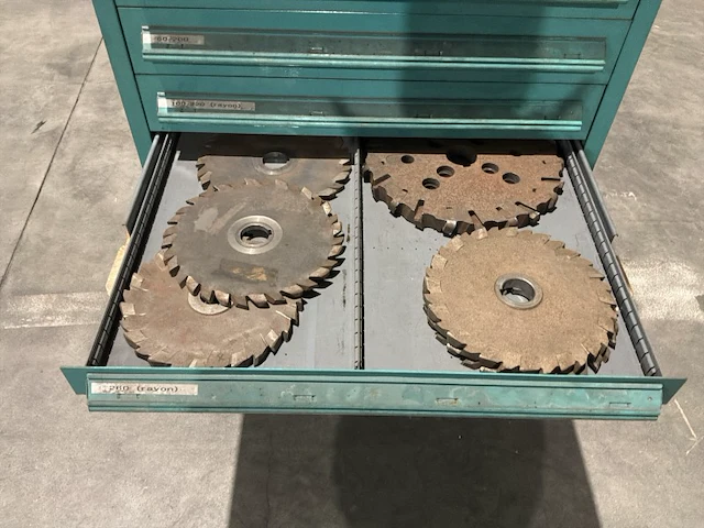Lista industriële metalen ladekast - afbeelding 3 van  14