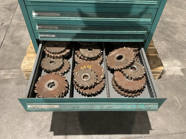 Lista industriële metalen ladekast - afbeelding 5 van  14