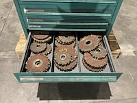 Lista industriële metalen ladekast - afbeelding 5 van  14