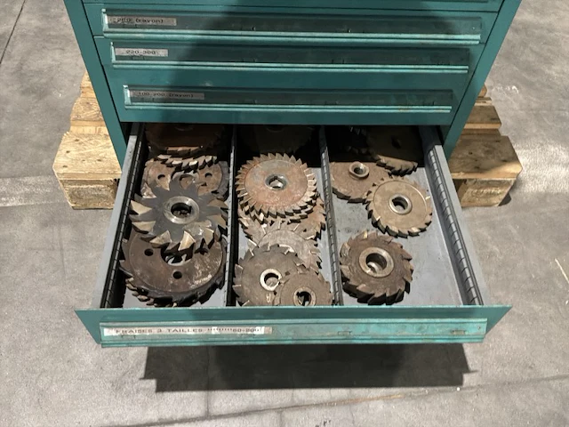 Lista industriële metalen ladekast - afbeelding 6 van  14