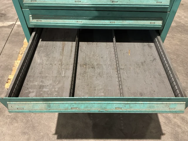 Lista industriële metalen ladekast - afbeelding 4 van  15