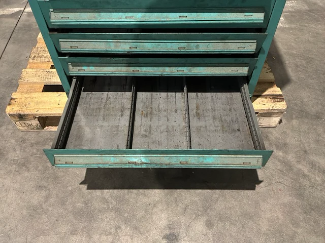 Lista industriële metalen ladekast - afbeelding 7 van  15