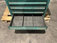 Lista industriële metalen ladekast - afbeelding 7 van  15