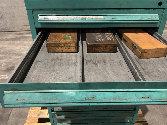 Lista industriële metalen ladekast - afbeelding 12 van  15