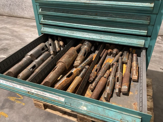 Lista industriële metalen ladekast - afbeelding 2 van  16