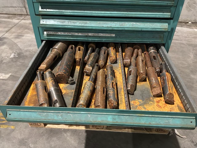 Lista industriële metalen ladekast - afbeelding 3 van  16