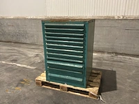 Lista industriële metalen ladekast