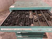 Lista industriële metalen ladekast - afbeelding 8 van  12