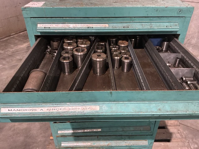 Lista industriële metalen ladekast - afbeelding 9 van  12
