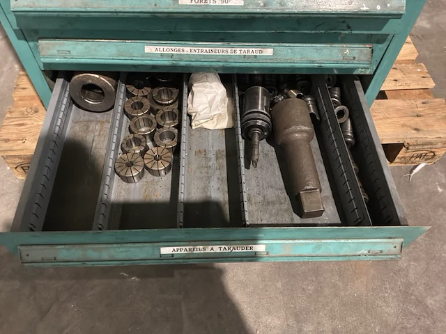 Lista industriële metalen ladekast - afbeelding 6 van  14