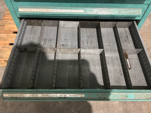Lista industriële metalen ladekast - afbeelding 2 van  12