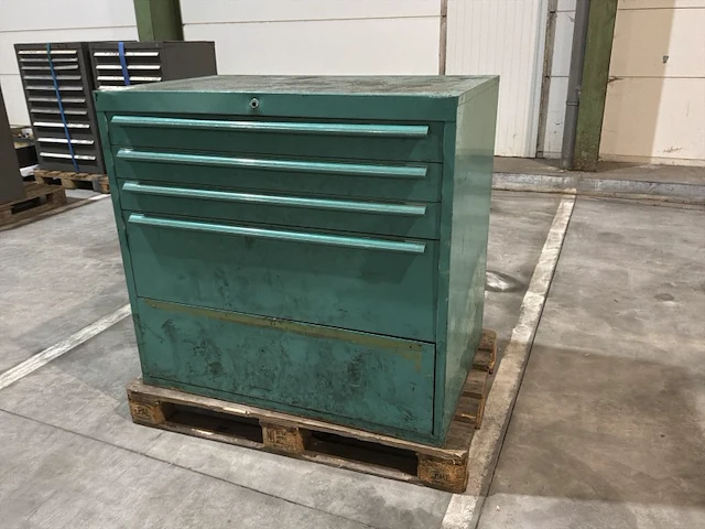 Lista industriële metalen ladekast - afbeelding 1 van  9
