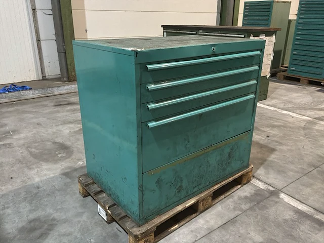 Lista industriële metalen ladekast - afbeelding 2 van  9