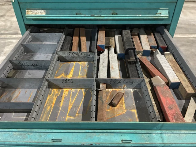 Lista industriële metalen ladekast - afbeelding 5 van  19