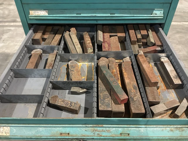 Lista industriële metalen ladekast - afbeelding 6 van  19