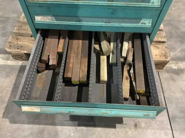 Lista industriële metalen ladekast - afbeelding 11 van  19