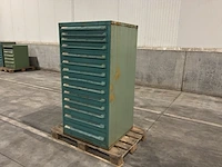Lista industriële metalen ladekast