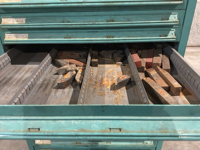 Lista industriële metalen ladekast - afbeelding 19 van  19