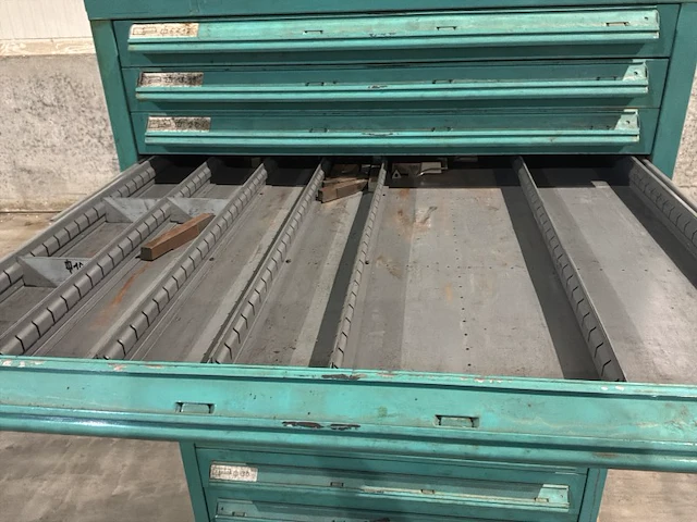 Lista industriële metalen ladekast - afbeelding 2 van  21