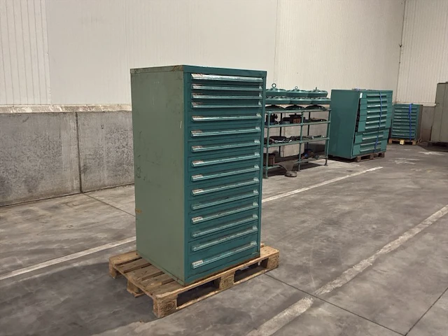 Lista industriële metalen ladekast - afbeelding 15 van  21