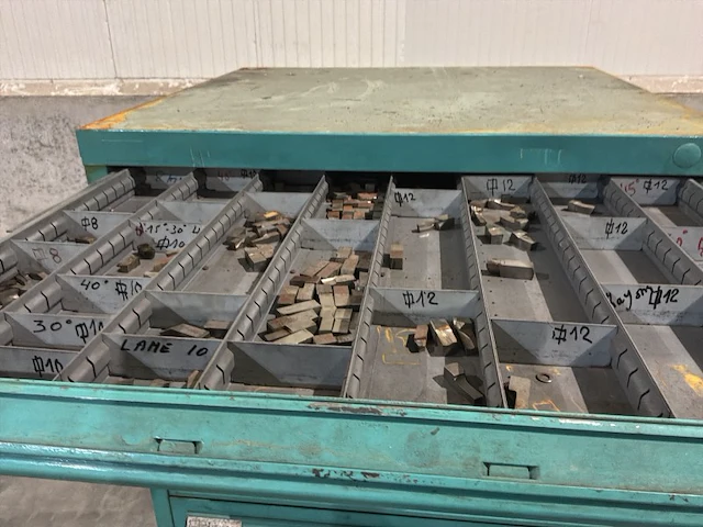 Lista industriële metalen ladekast - afbeelding 18 van  21
