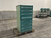 Lista industriële metalen ladekast - afbeelding 5 van  12
